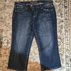 Maurices Women's Dark Blue Straight Leg Jeans